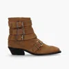 Alohas Eras Leather Ankle Boot In Brown, Women's At Urban Outfitters In Multi