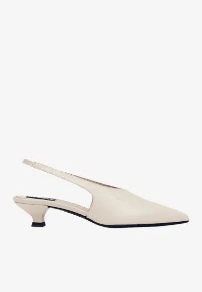 Alohas Eros 40 Leather Slingback Pumps