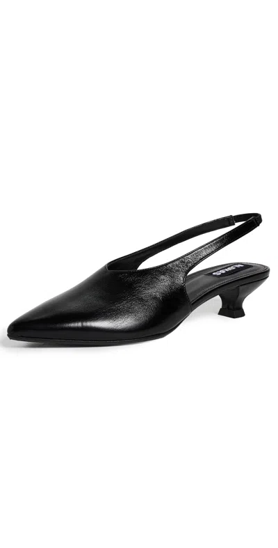 Alohas Eros Slingback Heels Black