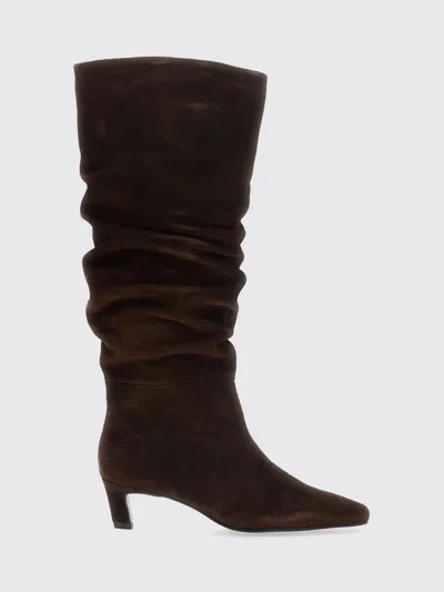 Alohas Flat Ankle Boot Woman In Animal Print
