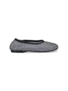 Alohas Mesh Upper Ballerinas With Shimmering Embellishments