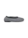 Alohas Mesh Upper Ballerinas With Shimmering Embellishments