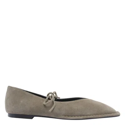 Alohas Flat Shoes In Green