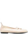 Alohas Leather Rosalind Ballerinas In Pink