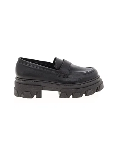 Pre-owned Alohas Flats In Black