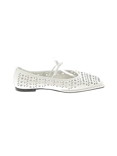 Pre-owned Alohas Flats In White