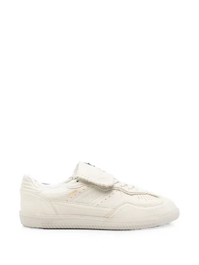 Alohas Foldover-tongue Leather Sneakers In Neutral