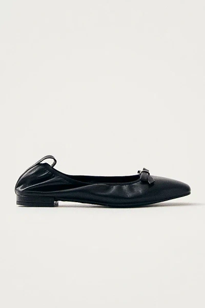 Alohas Freya Leather Ballet Flat In Black, Women's At Urban Outfitters In Black