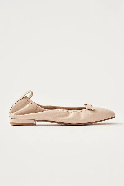 Alohas Freya Leather Ballet Flat In Cream, Women's At Urban Outfitters