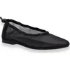 Alohas Gill Mesh Ballet Flat In Black