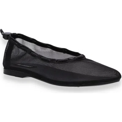 Alohas Gill Mesh Ballet Flat In Black