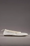Alohas Gill Mesh Leather Ballet Flats
