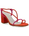 Alohas Grace Leather Sandal In Orange