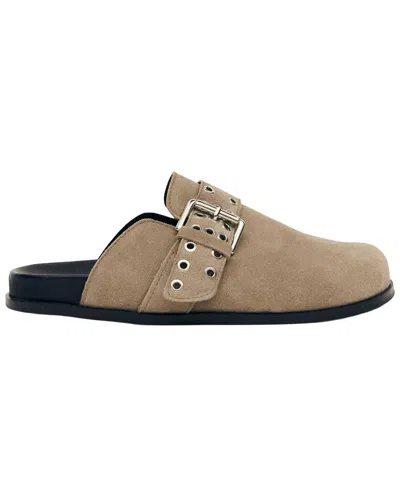 Alohas Halia Suede Mule In Beige
