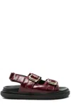 Alohas Harper Sandals In Burgundy