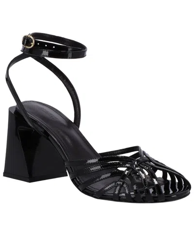 Alohas Jessa Leather Sandal In Black