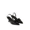 Alohas Black Patent Leather Joelle Slingback Pumps In Black