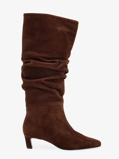 Alohas Kalila Suede Boots In Brown