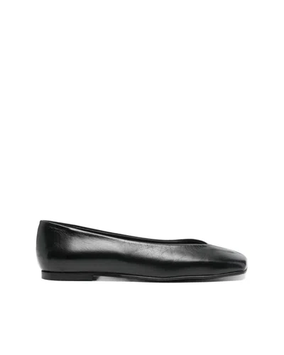 Alohas Katia Square-toe Ballet Flat In Black