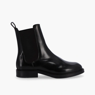 Alohas Lanz Black Leather Ankle Boots