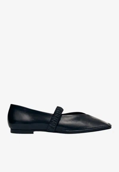 ALOHAS LAUTAN SQUARE-TOE BALLET FLATS