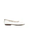 Alohas Gill Mesh Leather Ballet Flats