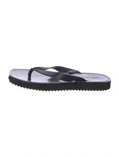 Pre-owned Alohas Leather In Black