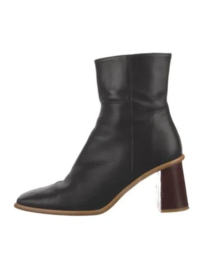 Pre-owned Alohas Leather Boots In Black