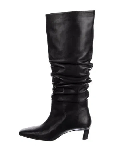Pre-owned Alohas Leather Boots In Black
