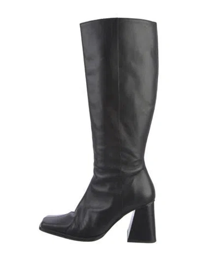 Pre-owned Alohas Leather Boots In Black