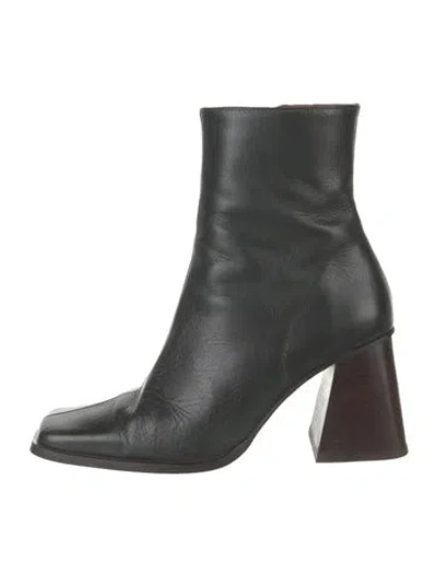 Pre-owned Alohas Leather Boots In Black/neutrals