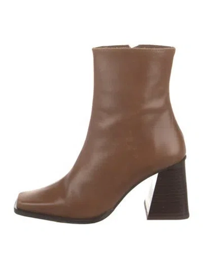 Pre-owned Alohas Leather Boots In Brown