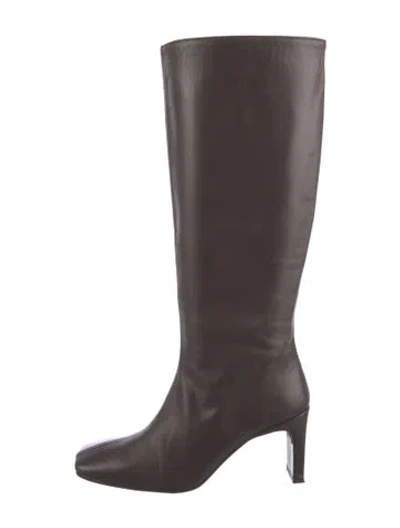 Pre-owned Alohas Leather Boots In Brown