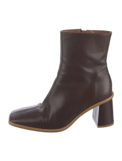 Pre-owned Alohas Leather Boots In Brown