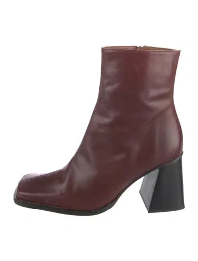 Pre-owned Alohas Leather Boots In Brown