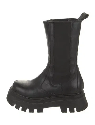 Pre-owned Alohas Leather Chelsea Boots In Black