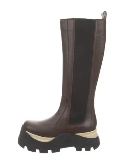 Pre-owned Alohas Leather Chelsea Boots In Black