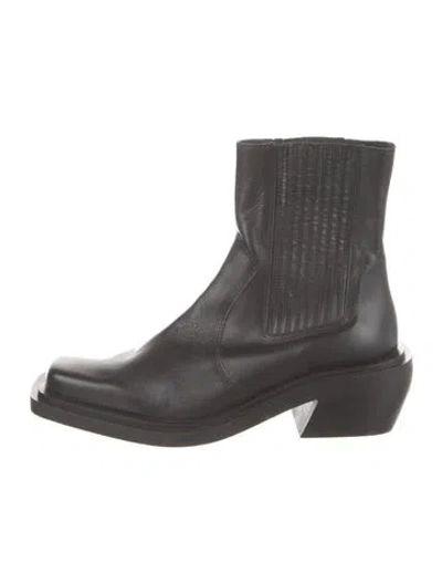 Pre-owned Alohas Leather Chelsea Boots In Black