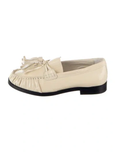 Pre-owned Alohas Leather Loafers In Neutrals