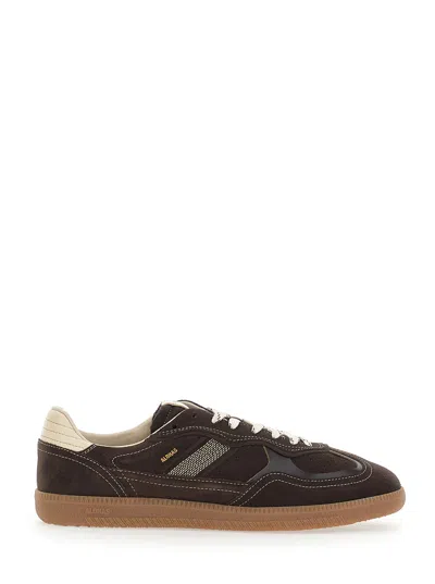 Alohas Leather Low-top Sneakers In Brown