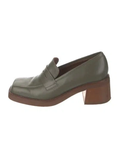 Pre-owned Alohas Leather Pumps In Green