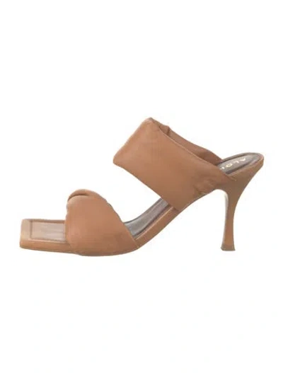 Pre-owned Alohas Leather Sandals In Brown