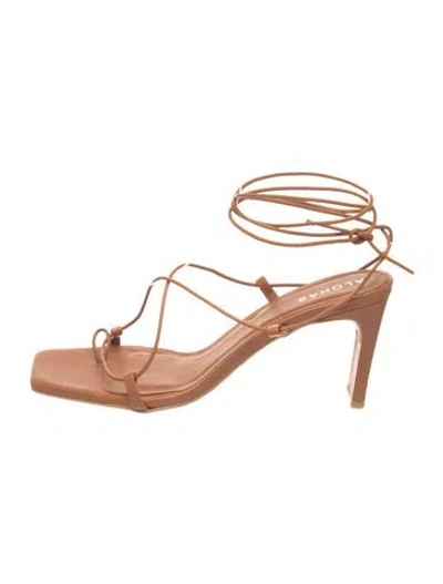 Pre-owned Alohas Leather Sandals In Brown