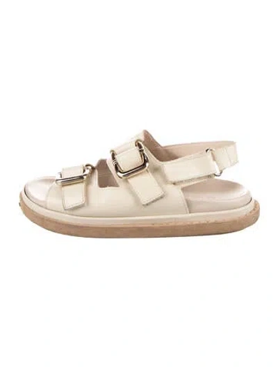Pre-owned Alohas Leather Sandals In Neutrals