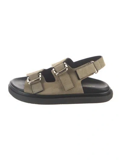 Pre-owned Alohas Leather Sandals In Neutrals