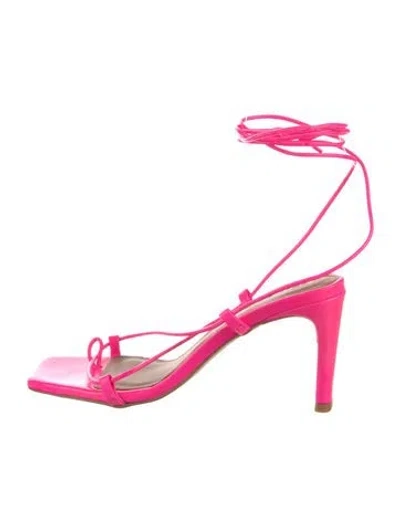 Pre-owned Alohas Leather Sandals In Pink