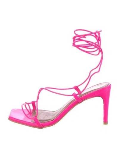 Pre-owned Alohas Leather Sandals In Pink