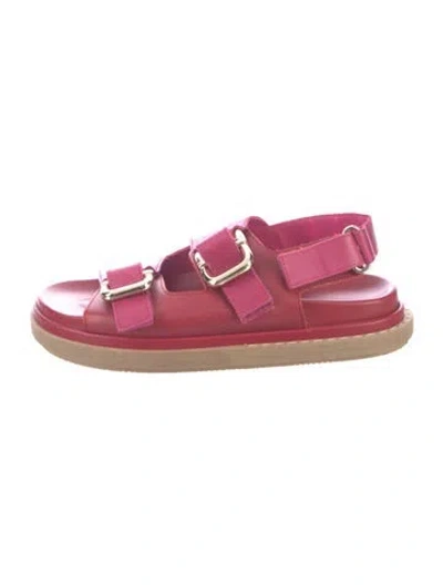 Pre-owned Alohas Leather Sandals In Pink
