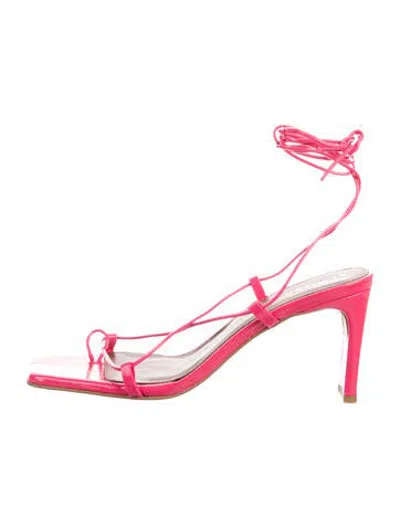 Pre-owned Alohas Leather Sandals In Pink
