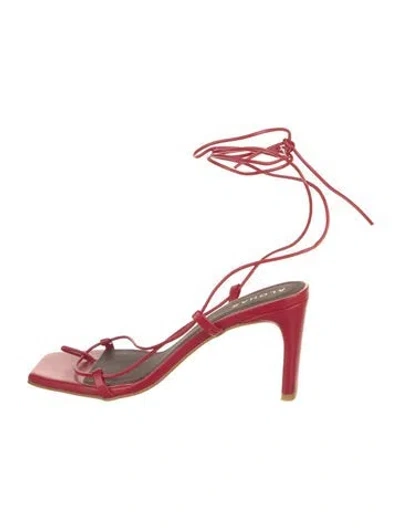 Pre-owned Alohas Leather Sandals In Red